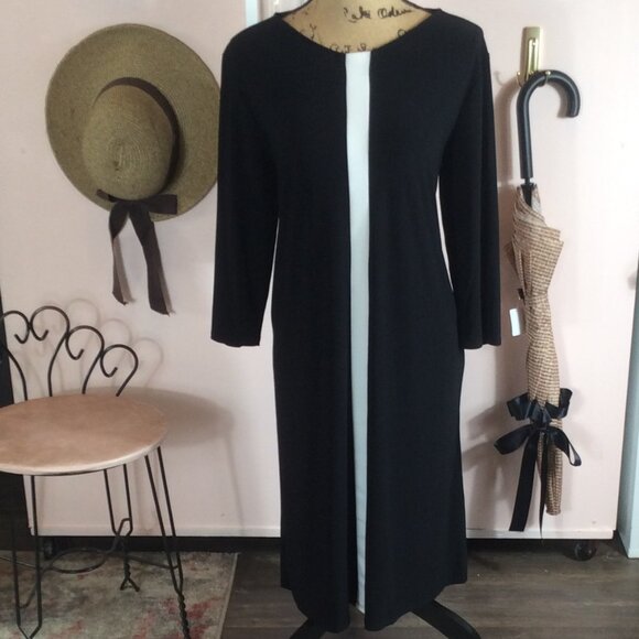 “The Look” Black Jersey Dress - Picture 1 of 3